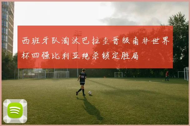 西班牙队淘汰巴拉圭晋级南非世界杯四强比利亚绝杀锁定胜局