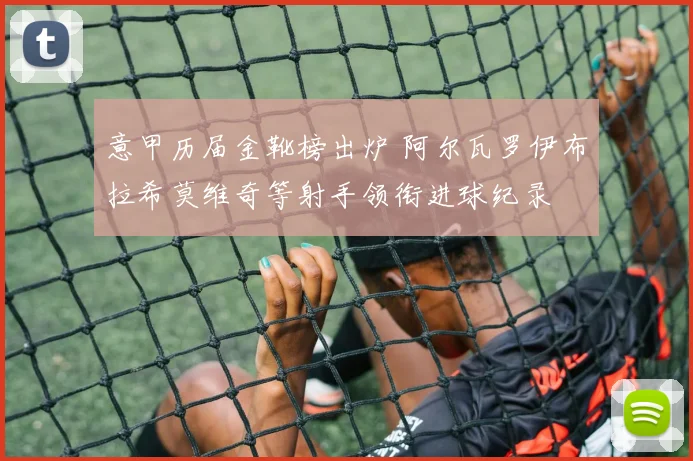 意甲历届金靴榜出炉 阿尔瓦罗伊布拉希莫维奇等射手领衔进球纪录